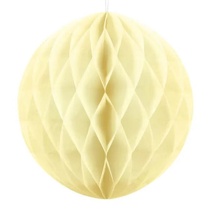 Gele Honeycomb 40cm van Partydeco koop je bij Partywinkel