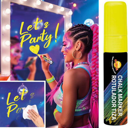 Gele Krijtstift van Fiestas Guirca koop je bij Partywinkel