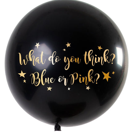Gender Reveal Ballon Meisje Metallic 90cm van Folat koop je bij Partywinkel