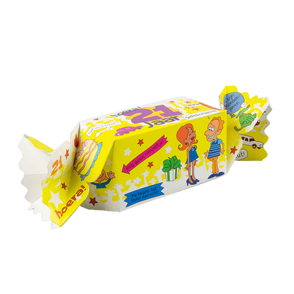 Geschenkdoosje 21 Jaar 26cm van Paper Dreams koop je bij Partywinkel