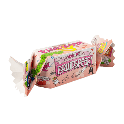 Geschenkdoosje Bruidspaar 26cm van Paper Dreams koop je bij Partywinkel