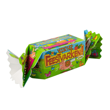 Geschenkdoosje Feestvarken 26cm van Paper Dreams koop je bij Partywinkel