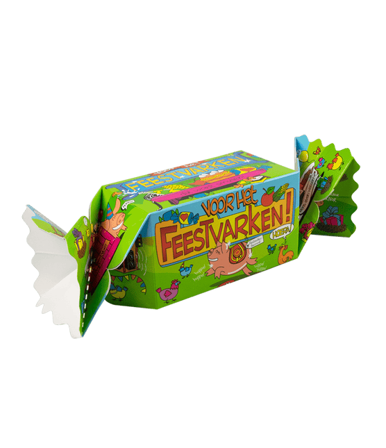 Geschenkdoosje Feestvarken 26cm van Paper Dreams koop je bij Partywinkel