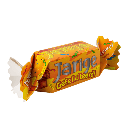 Geschenkdoosje Gefeliciteerd Jarige 26cm van Paper Dreams koop je bij Partywinkel