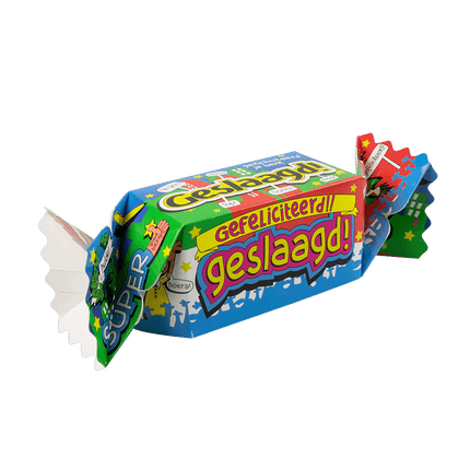 Geschenkdoosje Geslaagd 26cm van Paper Dreams koop je bij Partywinkel