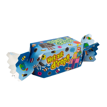Geschenkdoosje Het Zit D'Rop 26cm van Paper Dreams koop je bij Partywinkel