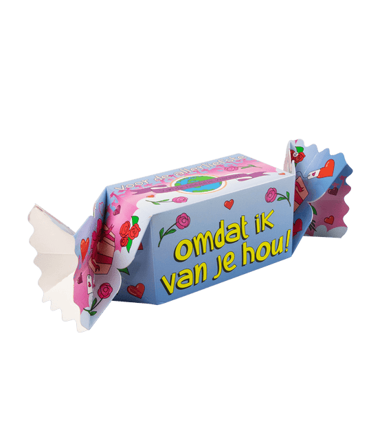 Geschenkdoosje Omdat Ik Van Je Hou 26cm van Paper Dreams koop je bij Partywinkel