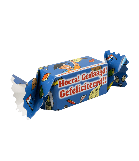 Geschenkdoosje School Geslaagd 26cm van Paper Dreams koop je bij Partywinkel