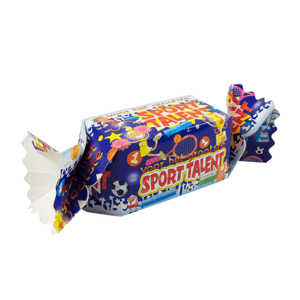 Geschenkdoosje Sporttalent 26cm van Paper Dreams koop je bij Partywinkel
