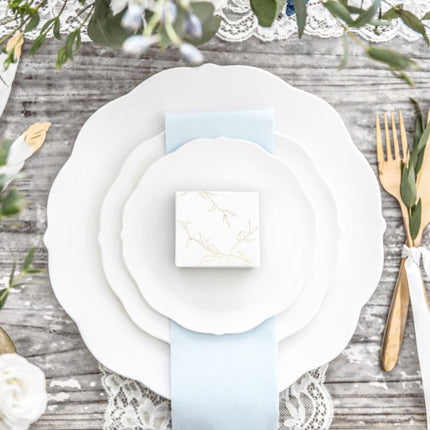 Geschenkdoosjes Tak Goud 6cm 10st van Partydeco koop je bij Partywinkel