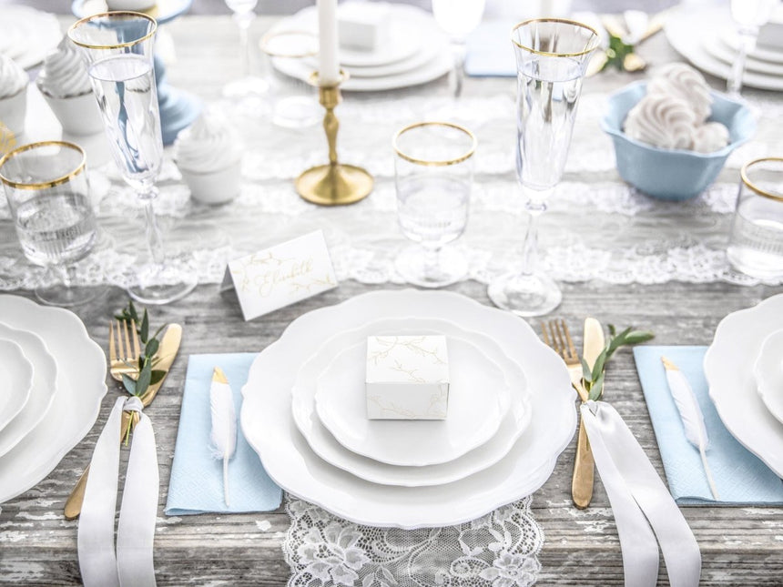 Geschenkdoosjes Tak Goud 6cm 10st van Partydeco koop je bij Partywinkel