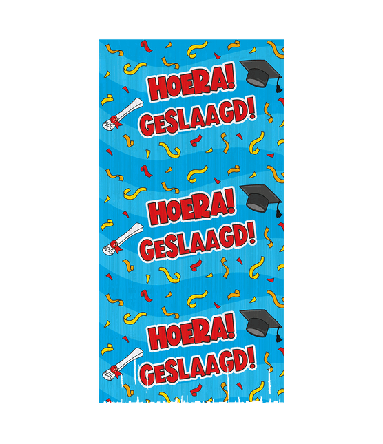 Geslaagd Deurgordijn 2m van Paper Dreams koop je bij Partywinkel