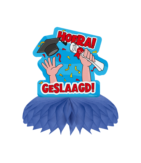 Geslaagd Tafeldecoratie van Paper Dreams koop je bij Partywinkel