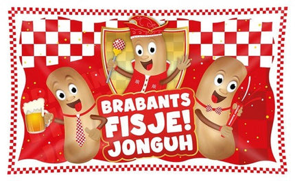 Gevelvlag Brabants Fisje 90X150 van PartyXplosion koop je bij Partywinkel