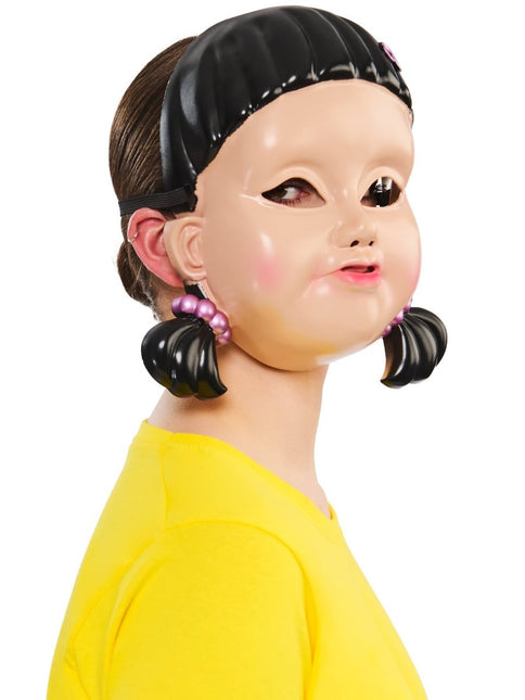 Girl Doll Masker – Squid Game van Rubies koop je bij Partywinkel
