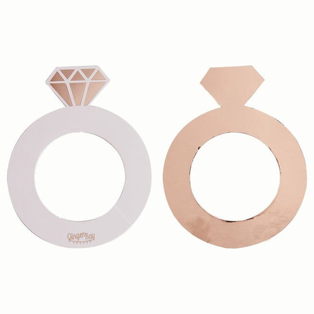 Glasmarkers Ring 10cm 10st van Ginger Ray koop je bij Partywinkel