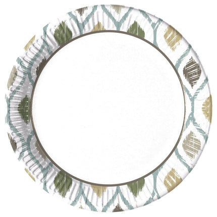 Goud Witte Borden Boho 23cm 8st van Procos koop je bij Partywinkel