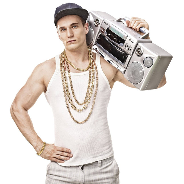 Gouden Armband Schakel van Widmann koop je bij Partywinkel