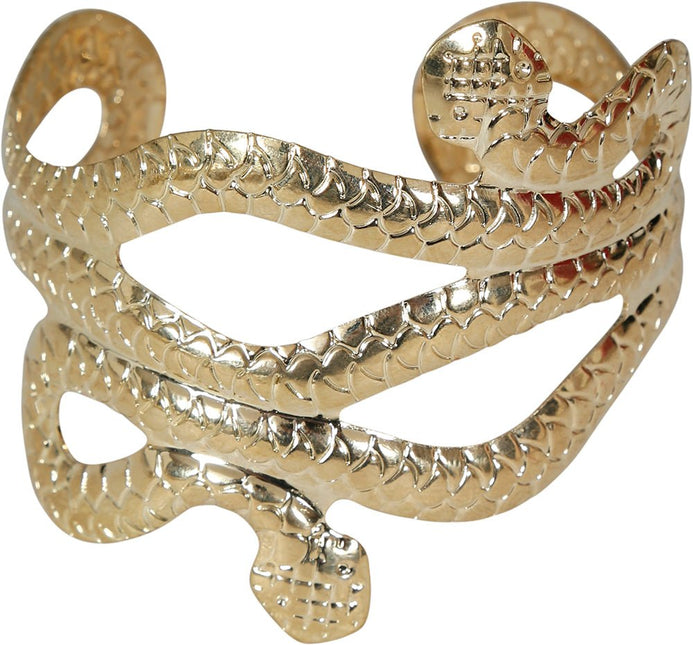Gouden Armband Slang van Fiestas Guirca koop je bij Partywinkel