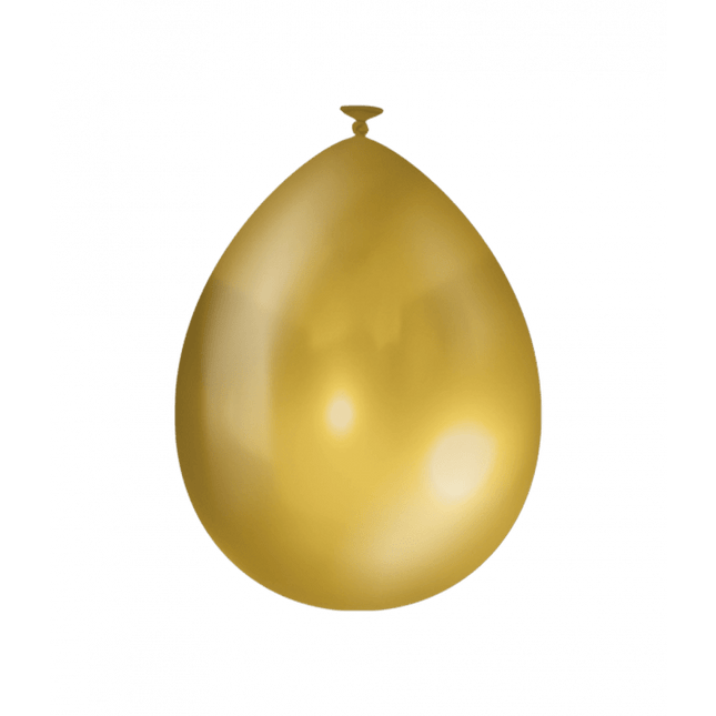 Gouden Ballonnen Metallic 30cm 50st van Paper Dreams koop je bij Partywinkel