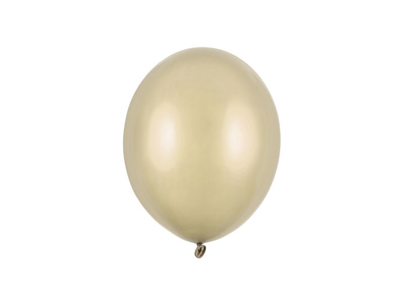 Gouden Ballonnen Metallic Cold Gold 23cm 100st van Partydeco koop je bij Partywinkel