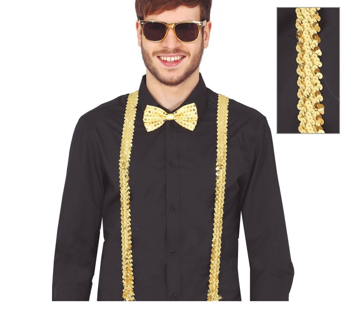 Gouden Bretels Glitter van Fiestas Guirca koop je bij Partywinkel