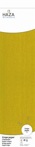 Gouden Crepe Papier 2,5m van Haza Witbaard koop je bij Partywinkel