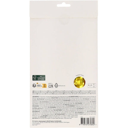 Gouden Deurgordijn 2m van Folat koop je bij Partywinkel