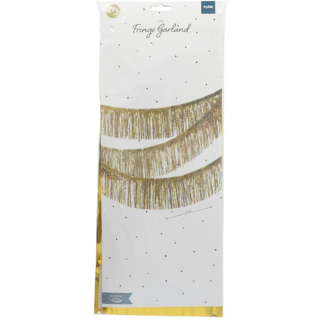 Gouden Franje Slinger 6m van Folat koop je bij Partywinkel