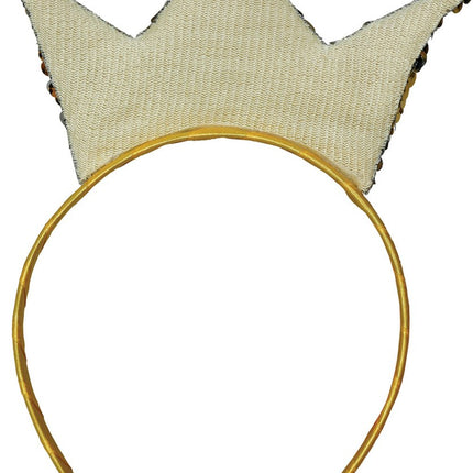 Gouden Haarband Met Kroon van Fiestas Guirca koop je bij Partywinkel