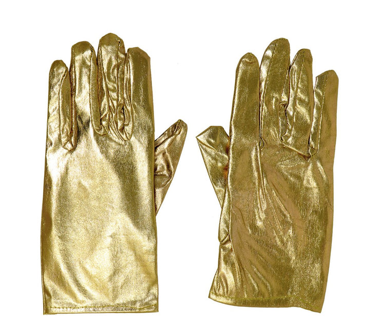 Gouden Handschoenen 22cm van Fiestas Guirca koop je bij Partywinkel