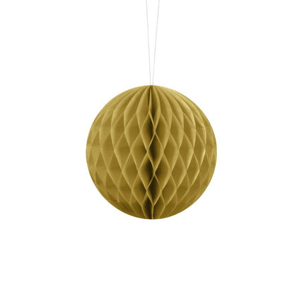Gouden Honeycomb 10cm van Partydeco koop je bij Partywinkel