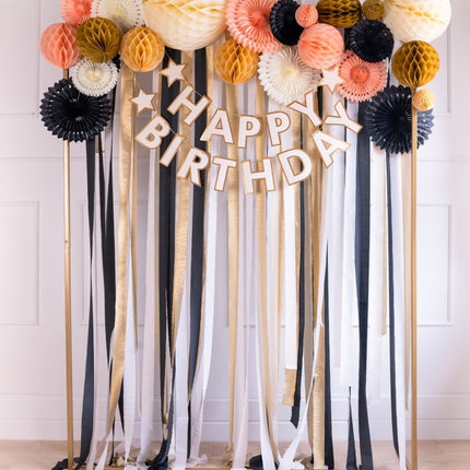 Gouden Honeycomb 20cm van Partydeco koop je bij Partywinkel