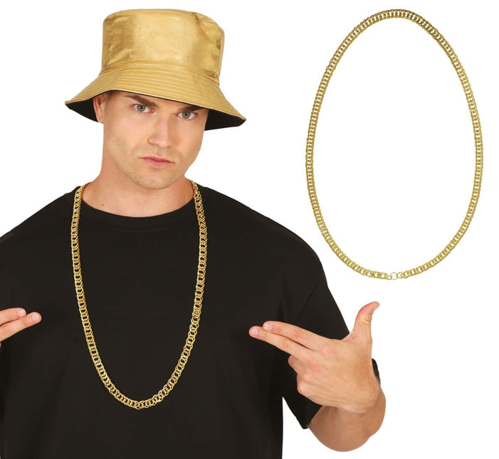 Gouden Ketting 1m van Fiestas Guirca koop je bij Partywinkel