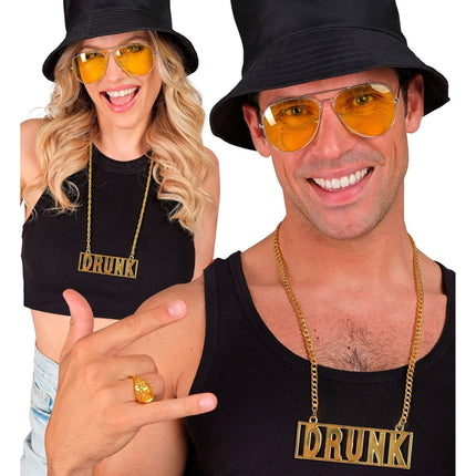 Gouden Ketting Drunk van Widmann koop je bij Partywinkel