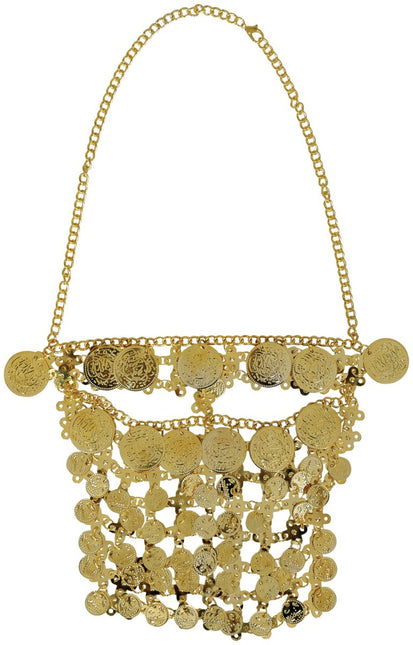 Gouden Ketting Gezicht van Fiestas Guirca koop je bij Partywinkel