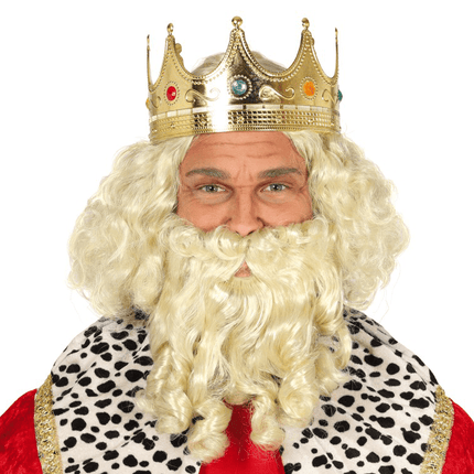 Gouden Kroon 65cm van Fiestas Guirca koop je bij Partywinkel