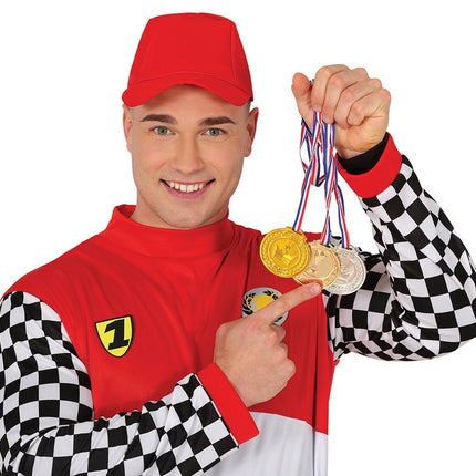 Gouden Medaille 7cm van Fiestas Guirca koop je bij Partywinkel