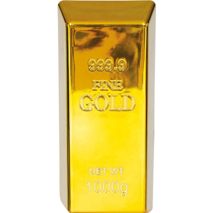 Gouden Nep Goudstaaf 16cm van Fiestas Guirca koop je bij Partywinkel