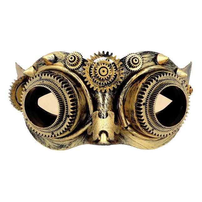 Gouden Oogmasker Steampunk van Boland koop je bij Partywinkel