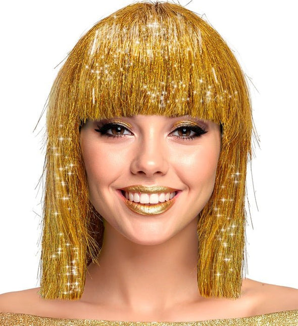 Gouden Pruik Blits van Widmann koop je bij Partywinkel