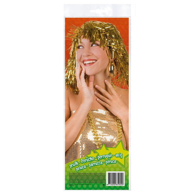 Gouden Pruik Folie van Boland koop je bij Partywinkel