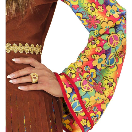 Gouden Ring Peace van Widmann koop je bij Partywinkel