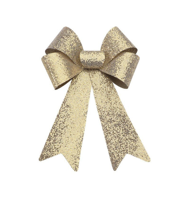 Gouden Strik Glitters 39cm van CHAKS koop je bij Partywinkel