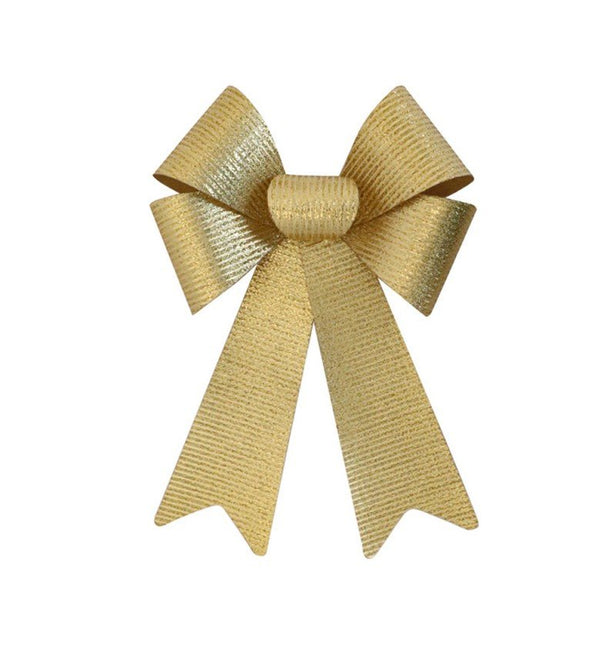 Gouden Strik Glitters Strepen 38cm van CHAKS koop je bij Partywinkel