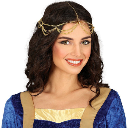 Gouden Tiara van Fiestas Guirca koop je bij Partywinkel