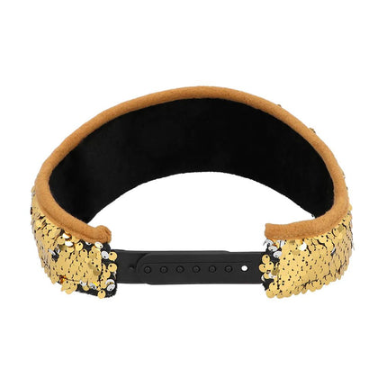 Gouden Zonneklep Pailletten van Boland koop je bij Partywinkel