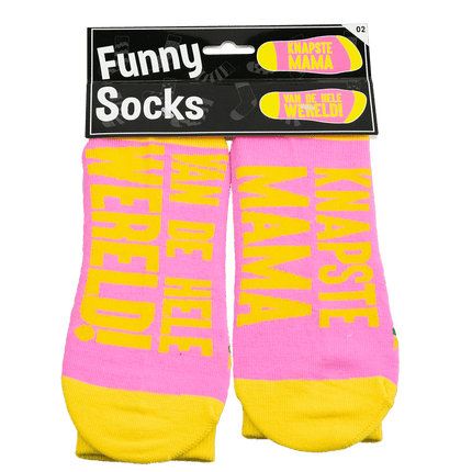 Grappige Sokken Mama 1 paar van Paper Dreams koop je bij Partywinkel