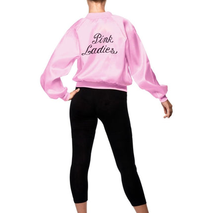 Grease Jas Roze Dames Pink Ladies van Smiffys koop je bij Partywinkel