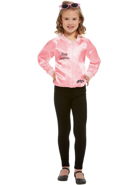 Grease Jas Roze Meisje Pink Ladies van Smiffys koop je bij Partywinkel